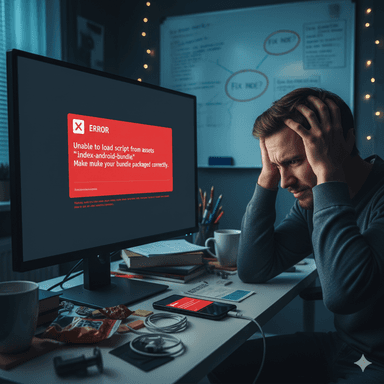  Unable to load script from assets index.android.bundle